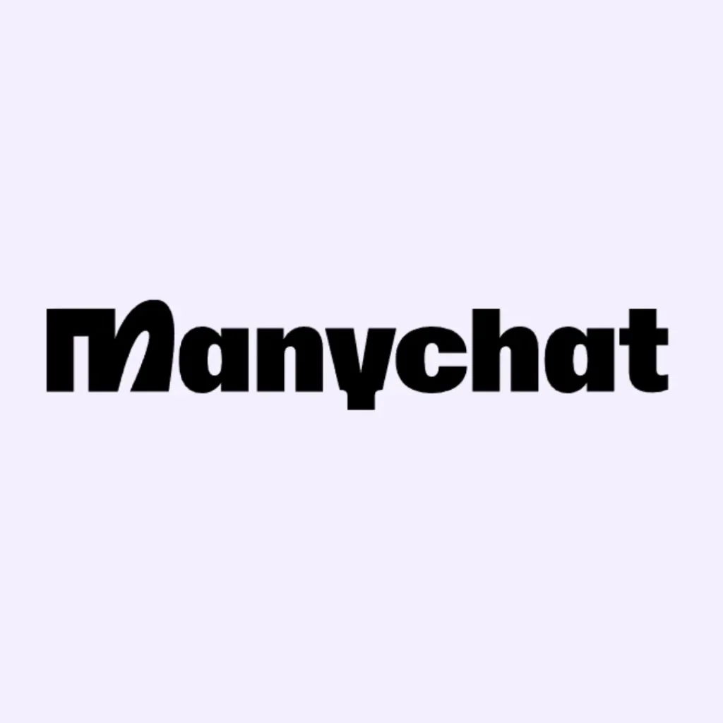 manychat logo on lilac